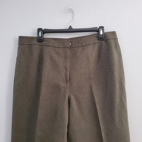 Evan Picone Women's Gray Wide Leg Pants Suit 14 - Picture 10 of 12